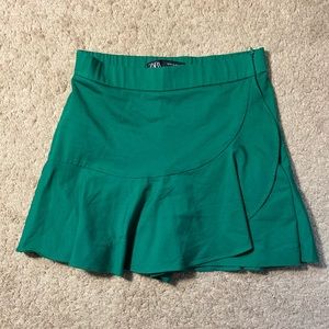 Green Zara Skort